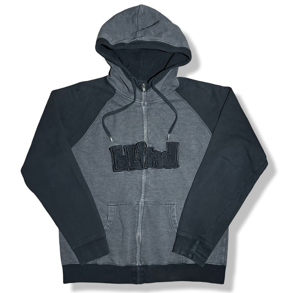 Vintage Y2K BLIND Skateboards Zip Up Hoodie